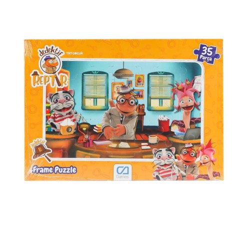 5208 Dedektif Reptır Frame Puzzle 35 Parça -CA Games 5208 Dedektif Reptır Frame Puzzle 35 Parça -CA Games