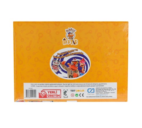 5208 Dedektif Reptır Frame Puzzle 35 Parça -CA Games 5208 Dedektif Reptır Frame Puzzle 35 Parça -CA Games