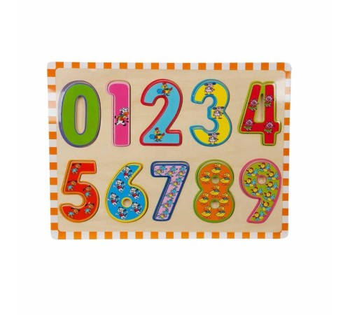 5215 -Wooden Puzzle Numbers 10 Parça 5215 -Wooden Puzzle Numbers 10 Parça
