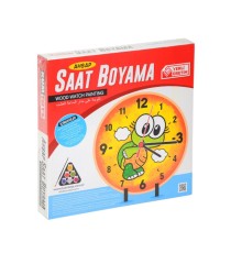 5302 KumToys, Ahşap Saat Boyama