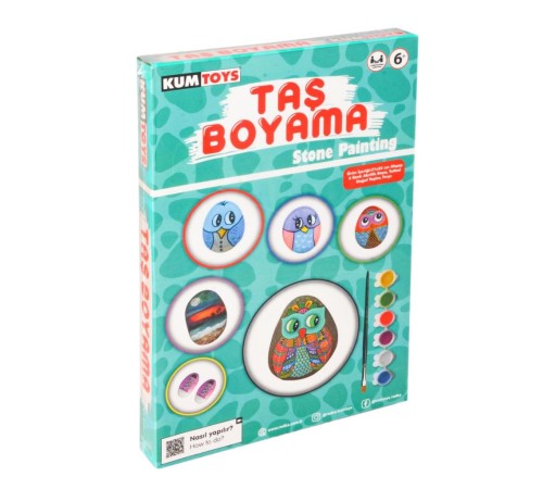 5307 Kumtoys Taş Boyama - Stone Painting / +6 yaş 5307 Kumtoys Taş Boyama - Stone Painting / +6 yaş