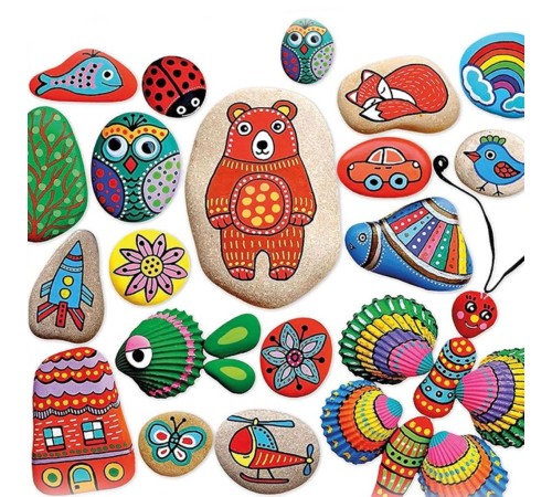 5307 Kumtoys Taş Boyama - Stone Painting / +6 yaş 5307 Kumtoys Taş Boyama - Stone Painting / +6 yaş