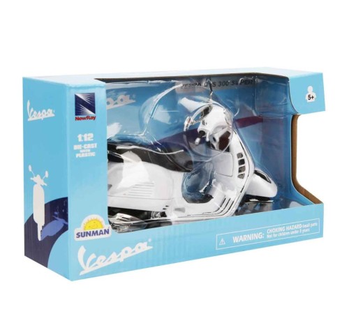 57243 SUN- Vespa GTS 300 Super Beyaz Motor 1:12 57243 SUN- Vespa GTS 300 Super Beyaz Motor 1:12