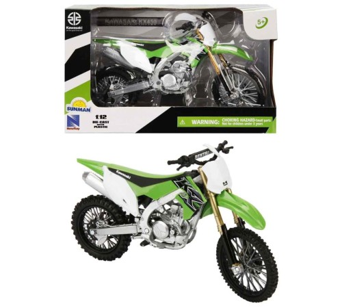 57483 SUN- Kawasakı KX450 Yeşil 1:12 57483 SUN- Kawasakı KX450 Yeşil 1:12