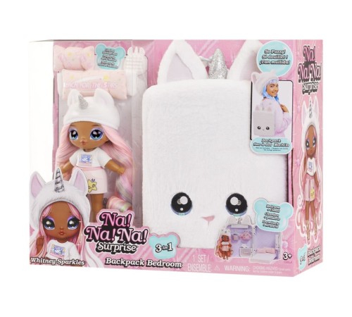 592365 NaNaNa Surprise 3ü1 Arada Büyük Sırt Çantalı Set - Whitney Sparkles