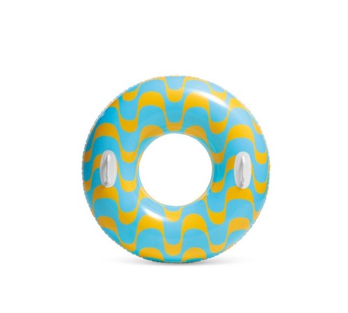 59256 Tutamaçlı Girdap Halkaları Desenli Simit 91 cm