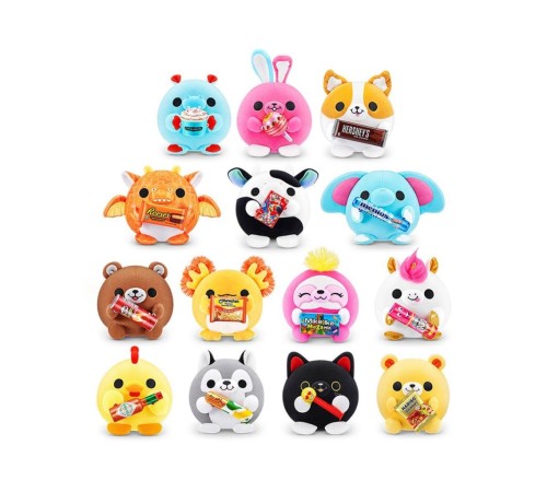 Nessi World 5UA00000 Snackles Aburcubur Surpriz Peluş 12 cm Nessi World 5UA00000 Snackles Aburcubur Surpriz Peluş 12 cm