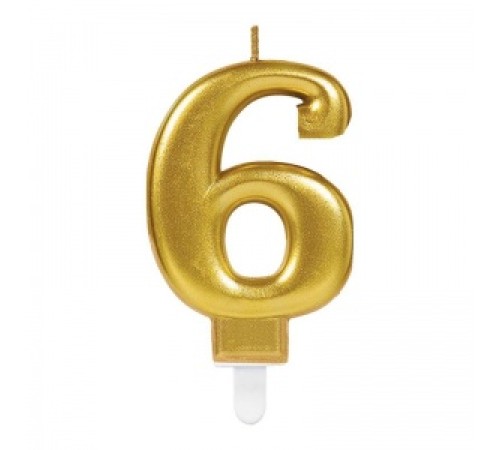 6 Rakam Mum Gold Renk 6 Rakam Mum Gold Renk