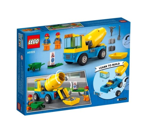 60325 Lego City - Beton Mikseri 85 parça +4 yaş