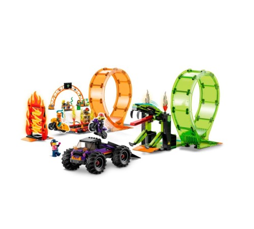 60339 Lego City - Çift Çemberli Gösteri Arenası 598 parça +7 yaş 60339 Lego City - Çift Çemberli Gösteri Arenası 598 parça +7 yaş