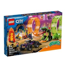 60339 Lego City - Çift Çemberli Gösteri Arenası 598 parça +7 yaş
