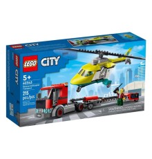 60343 LEGO® City - Kurtarma Helikopteri Nakliyesi 215 parça +5 yaş