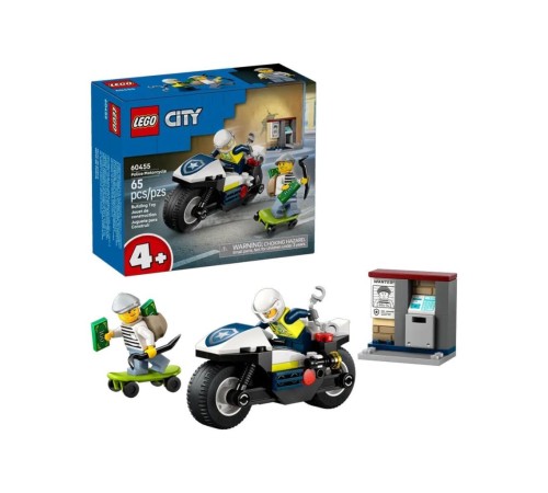 60455 Lego City Polis Motosikleti Takibi 65 parça +4 yaş 60455 Lego City Polis Motosikleti Takibi 65 parça +4 yaş