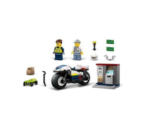 60455 Lego City Polis Motosikleti Takibi 65 parça +4 yaş 60455 Lego City Polis Motosikleti Takibi 65 parça +4 yaş