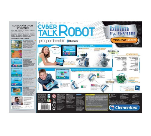 64447 Cyber Talk Robot - Robotik Laboratuvarı +8 yaş 64447 Cyber Talk Robot - Robotik Laboratuvarı +8 yaş