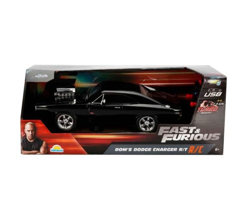 6492 1:16 Fast & Furious Dom’s Dodge Charger R/T USB Şarjlı Uzaktan Kumandalı Araba