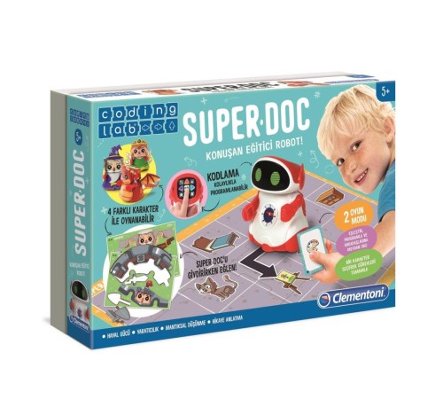 64960 Super Doc - Eğitici Konuşan Robot / Kodlama-Coding Lab +5 yaş 64960 Super Doc - Eğitici Konuşan Robot / Kodlama-Coding Lab +5 yaş