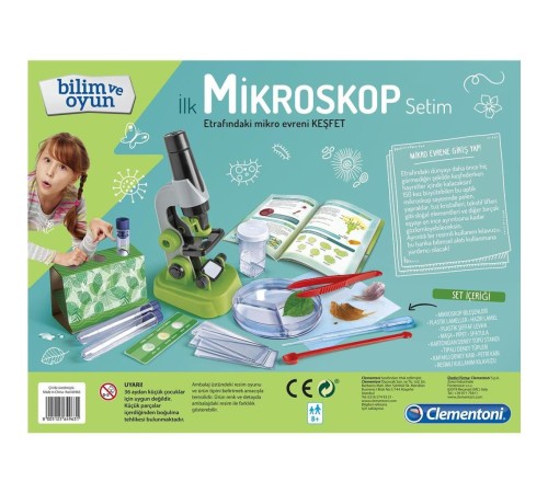 64963 İlk Mikroskop Setim - Bilim ve Oyun +8 yaş 64963 İlk Mikroskop Setim - Bilim ve Oyun +8 yaş