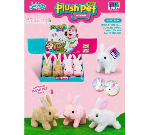 686-101 Sesli Hareketli Sevimli Tavşan -Gepettoys 686-101 Sesli Hareketli Sevimli Tavşan -Gepettoys