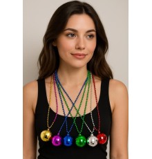 70&#39;ler 80&#39;ler ve 90&#39;lar Temalı Disko Topu Kolye Seti 6 Adet