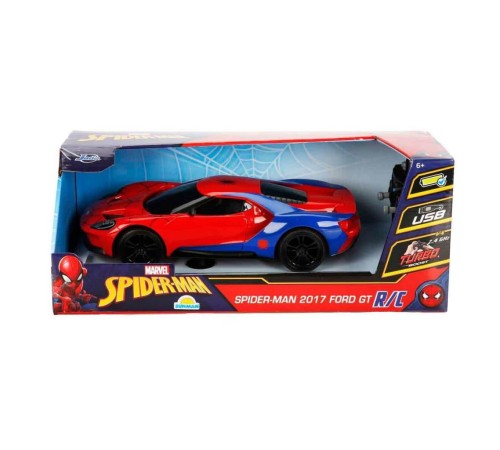 7038 1:16 Marvel Spiderman 2017 Ford GT USB Şarjlı Uzaktan Kumandalı Araba 7038 1:16 Marvel Spiderman 2017 Ford GT USB Şarjlı Uzaktan Kumandalı Araba