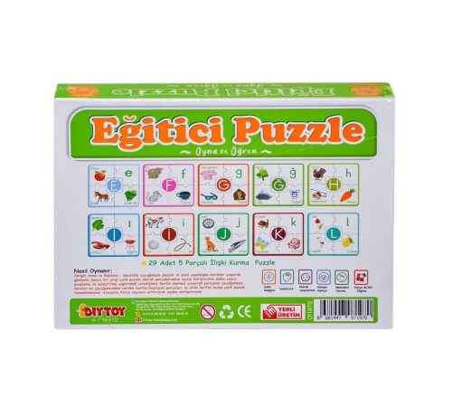 7197 ÇARK PUZZLE ALFABE 7197 ÇARK PUZZLE ALFABE