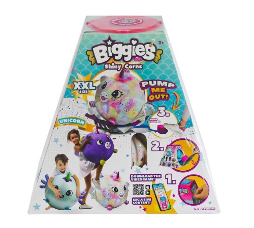 72292 Peluş Biggies Shinycorns Rainbow Unicorn Size XXL