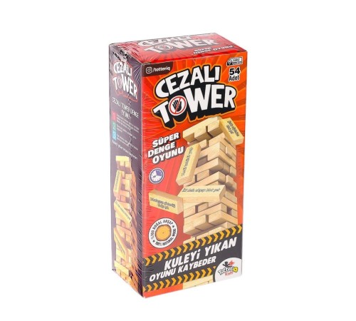 7306 Cezalı Tower Ahşap Denge Oyunu -Totteriq 7306 Cezalı Tower Ahşap Denge Oyunu -Totteriq