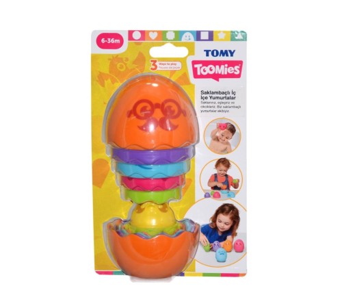 73080 Tomy - İç İçe Yumurtalar 6-36 ay 73080 Tomy - İç İçe Yumurtalar 6-36 ay