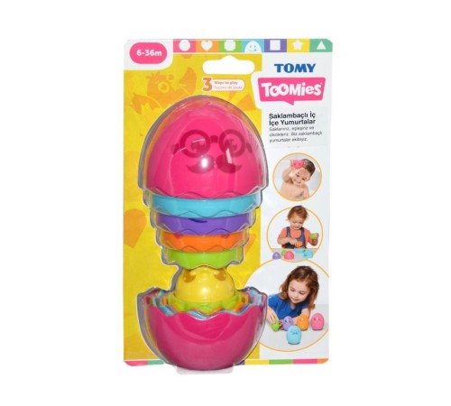 73080 Tomy - İç İçe Yumurtalar 6-36 ay 73080 Tomy - İç İçe Yumurtalar 6-36 ay