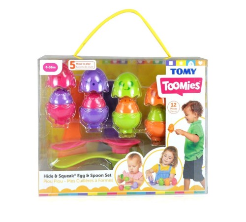 73082 Tomy - Saklambaçlı Yumurtalar Kaşık Seti 6-36 ay 73082 Tomy - Saklambaçlı Yumurtalar Kaşık Seti 6-36 ay