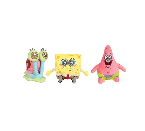 760025631 SpongeBob Serisi Sostenible Peluş 22 cm (3 asorti)