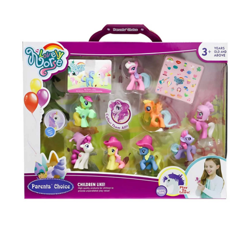 8'li Mini Pony Figür Seti 8'li Mini Pony Figür Seti
