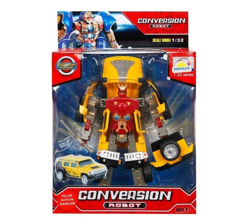 81234 Sunman, 1:32 Sesli ve Işıklı Dönüşebilen Robot 81234 Sunman, 1:32 Sesli ve Işıklı Dönüşebilen Robot