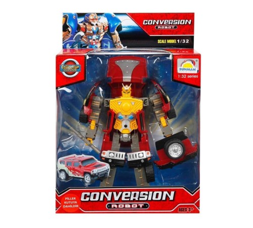 81234 Sunman, 1:32 Sesli ve Işıklı Dönüşebilen Robot 81234 Sunman, 1:32 Sesli ve Işıklı Dönüşebilen Robot