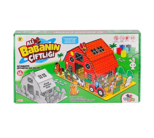 8202 Ali Babanın Çiftliği 3D Puzzle ve Boyama -Totteriq 8202 Ali Babanın Çiftliği 3D Puzzle ve Boyama -Totteriq