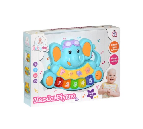 855-31A-24 Birliktoys, Babycim Masalcı Piyano-Fil 855-31A-24 Birliktoys, Babycim Masalcı Piyano-Fil