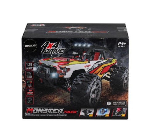 866-1612 1:16 Kumandalı 70 km/h Monster Truck 4x4