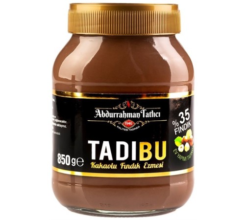 Abdurrahman Tatlıcı Tadıbu Kakaolu Fındık Ezmesi 850 Gr Abdurrahman Tatlıcı Tadıbu Kakaolu Fındık Ezmesi 850 Gr