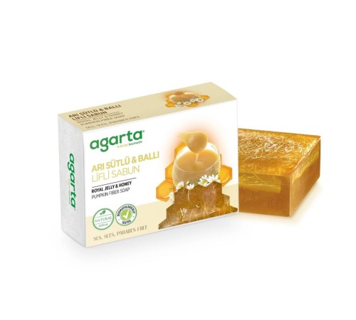 Arı Sütlü ve Ballı Lifli Sabun 150 Gr Arı Sütlü ve Ballı Lifli Sabun 150 Gr