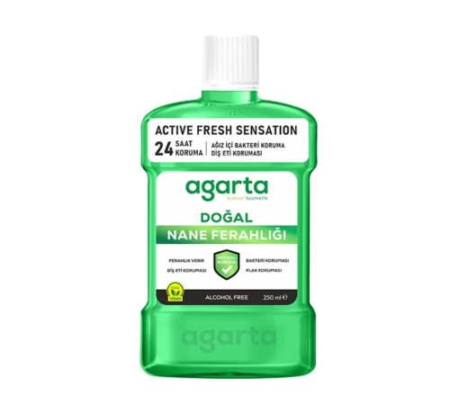Agarta Doğal Ağız Bakım Suyu 250 ml Nane Özlü