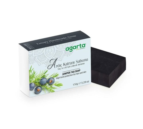 Agarta El Yapımı Güzellik Sabunu 150 Gr Ardıç Katranı Agarta El Yapımı Güzellik Sabunu 150 Gr Ardıç Katranı