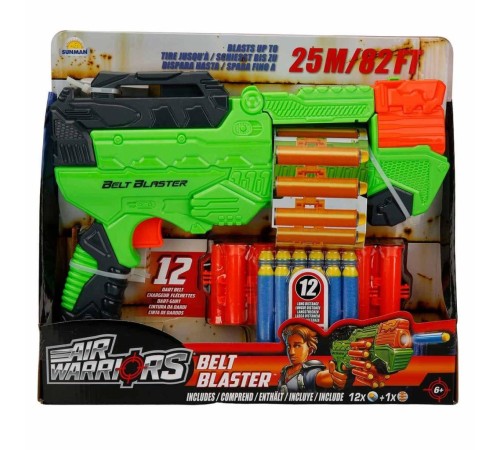 Air Warriors Belt Blaster Sünger Dart Atan Oyuncak Air Warriors Belt Blaster Sünger Dart Atan Oyuncak