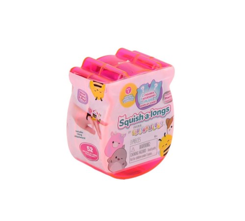 AL0001-1 Squish-a-longs 2 Figür + Yüzük Sürpriz Paket 24lü Display  Seri 1