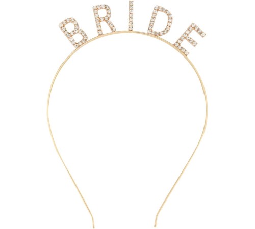 Altın Gold Renk Bekarlığa Veda Kristal Taş Bride Tacı İthal 16x10 cm Altın Gold Renk Bekarlığa Veda Kristal Taş Bride Tacı İthal 16x10 cm