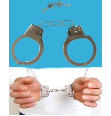 Anahtarlı Oyuncak Metal Kelepçe Polis Kelepçesi
