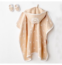 AC24508 Müslin Smil All Day 80x80 Havlu Set Beige