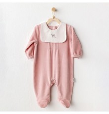 Andywawa AC25055 Puppy Gazelle Kadife Bebe Tulum Pink