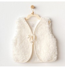 Andywawa AC25254 Basic Bebe Yelek Ekru