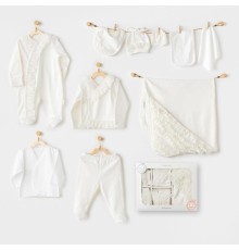 AC25311 Newborn Chic Girl 10'Lu Hastane Çıkışı Ekru